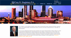 Desktop Screenshot of carysingletary.com